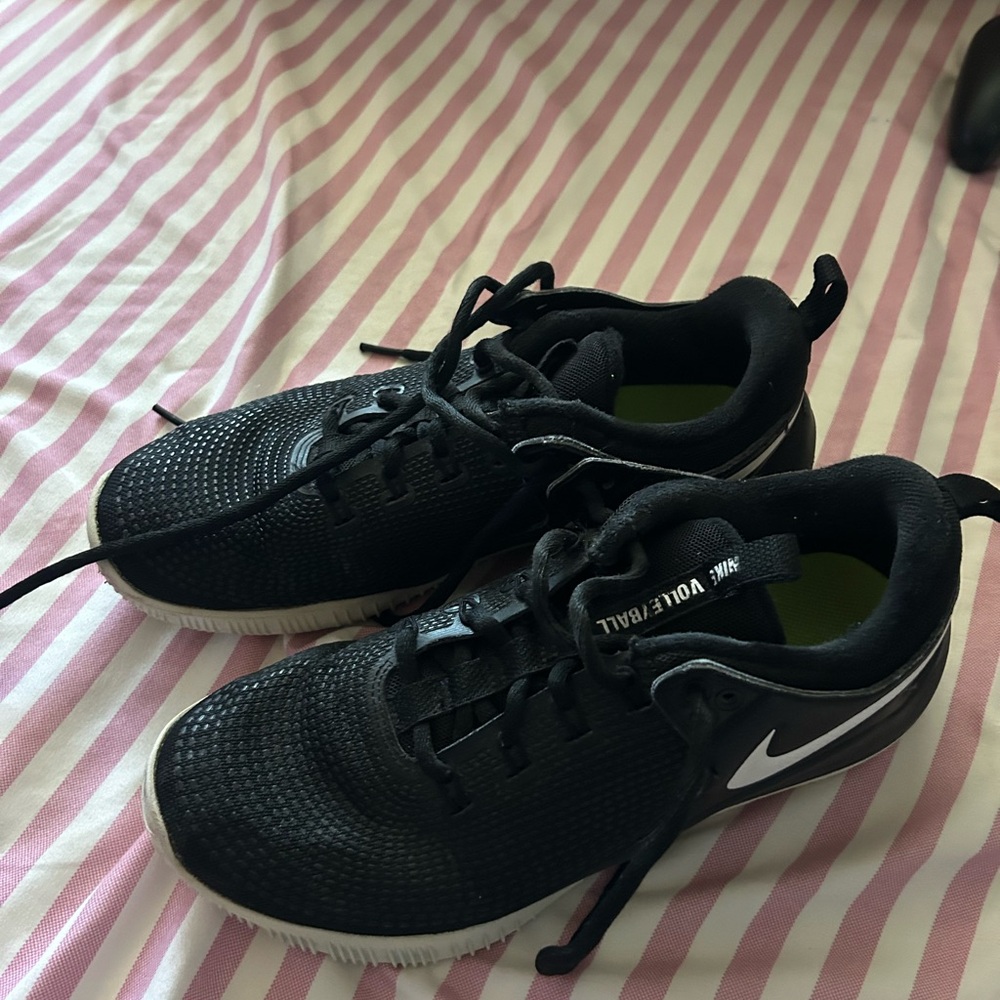 Nike Black and White Court Shoes